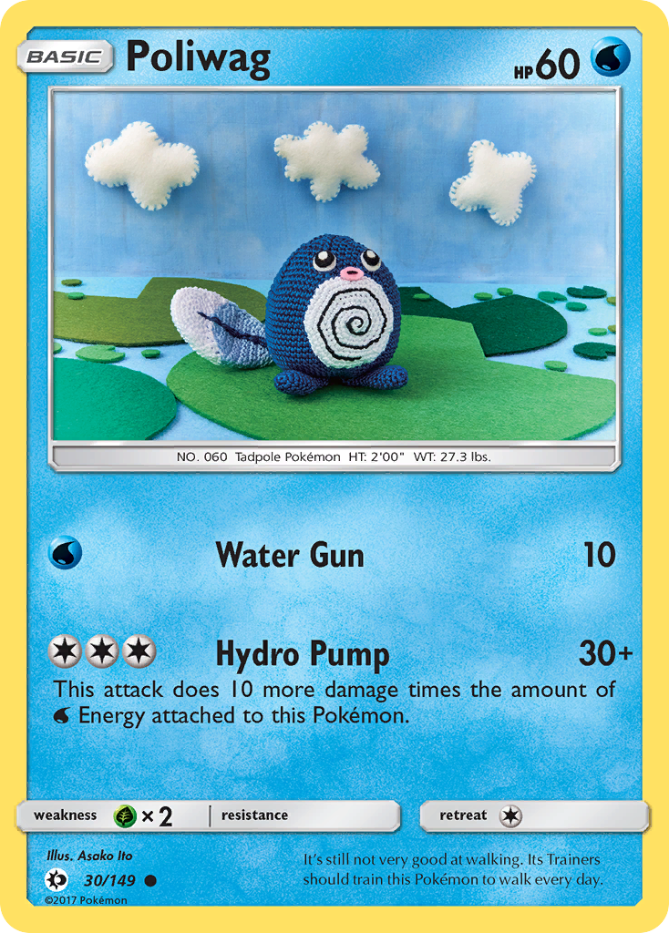 Poliwag (30/149) [Sun & Moon: Base Set] | Jomio and Rueliete's Cards and Comics