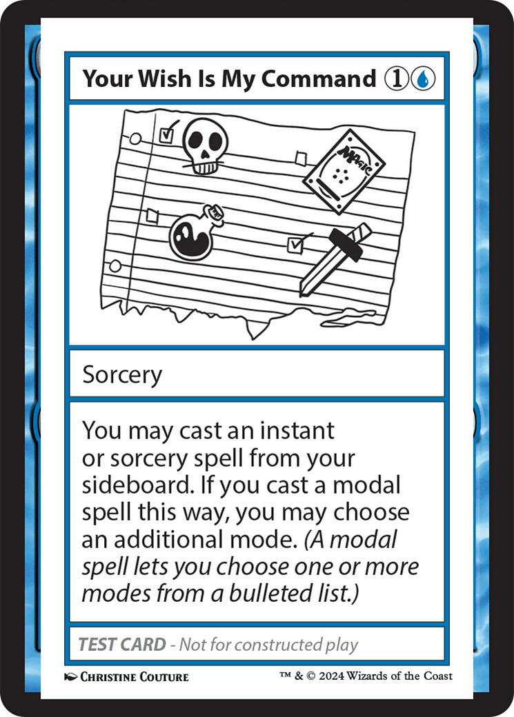 Your Wish Is My Command [Mystery Booster 2 Playtest Cards] | Jomio and Rueliete's Cards and Comics