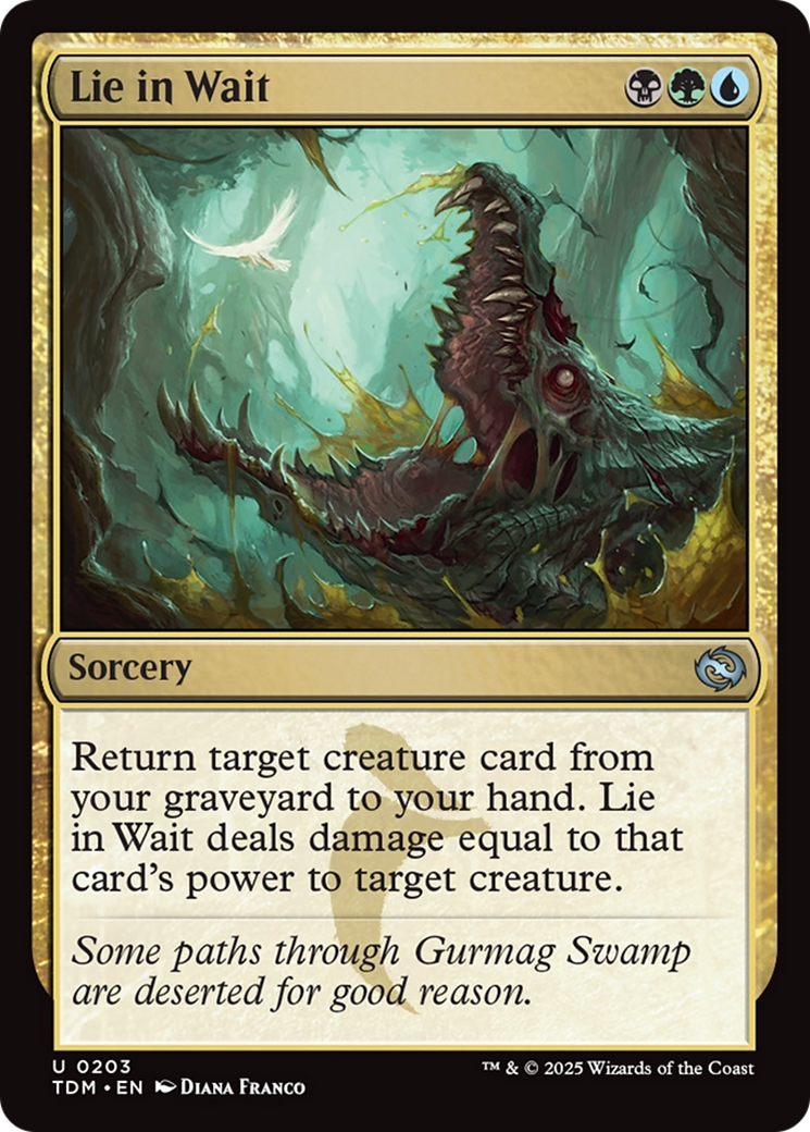 Lie in Wait [Tarkir: Dragonstorm] | Jomio and Rueliete's Cards and Comics
