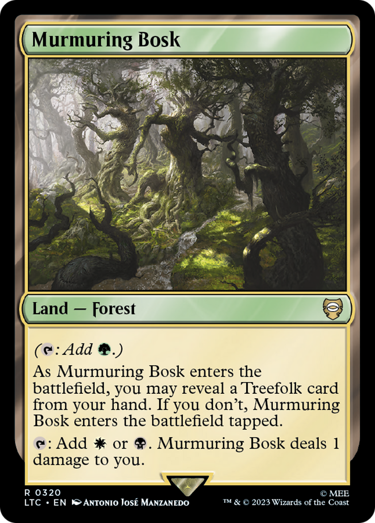 Murmuring Bosk [The Lord of the Rings: Tales of Middle-Earth Commander] | Jomio and Rueliete's Cards and Comics