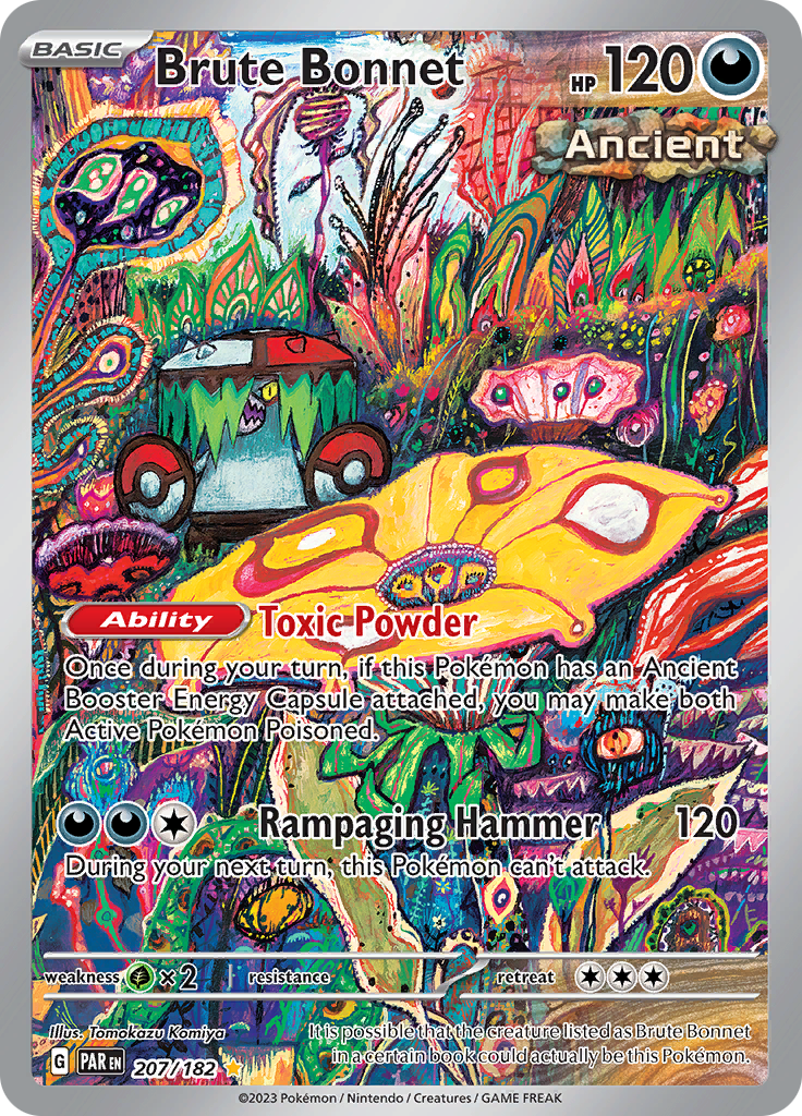 Brute Bonnet (207/182) [Scarlet & Violet: Paradox Rift] | Jomio and Rueliete's Cards and Comics