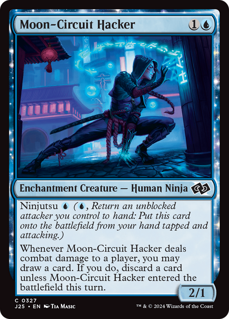 Moon-Circuit Hacker [Foundations Jumpstart] | Jomio and Rueliete's Cards and Comics