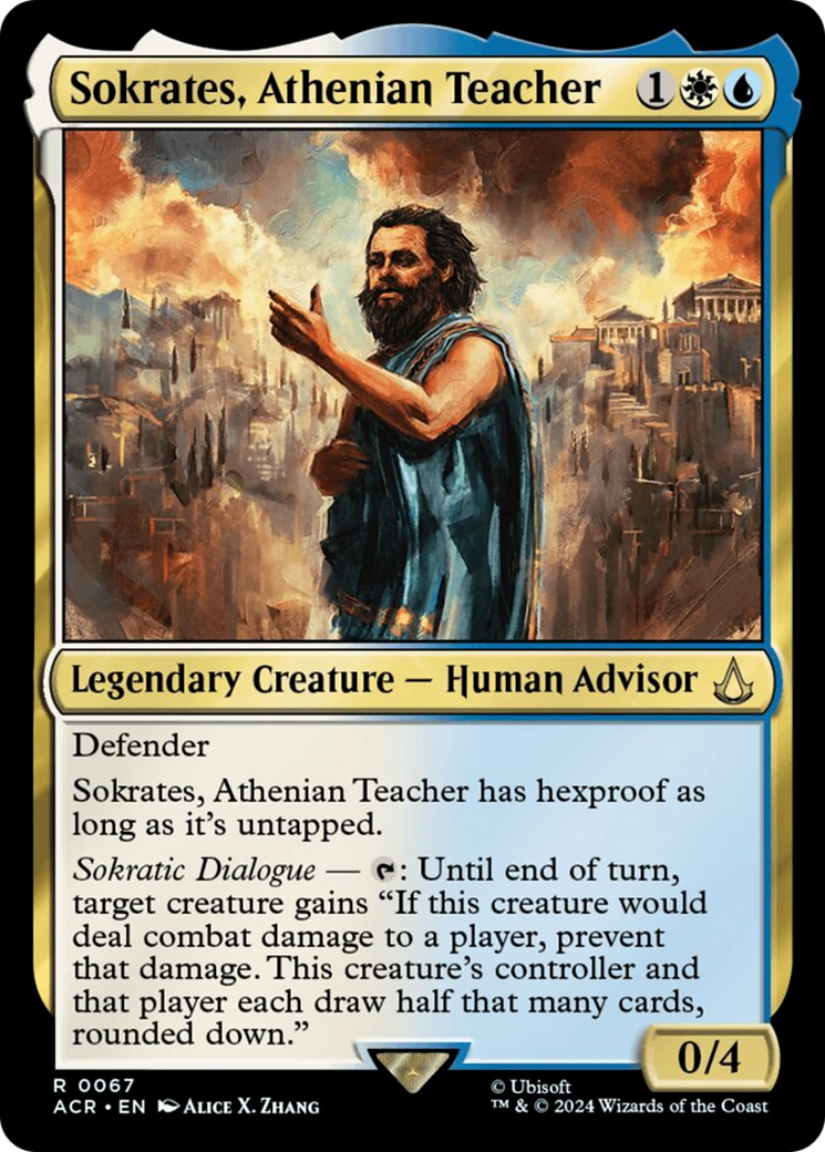 Sokrates, Athenian Teacher [Assassin's Creed] | Jomio and Rueliete's Cards and Comics