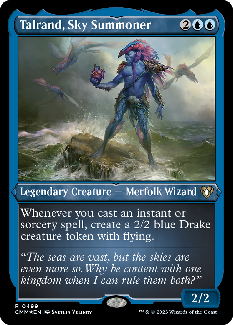 Talrand, Sky Summoner (Foil Etched) [Commander Masters] | Jomio and Rueliete's Cards and Comics