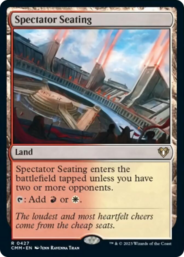 Spectator Seating [Commander Masters] | Jomio and Rueliete's Cards and Comics