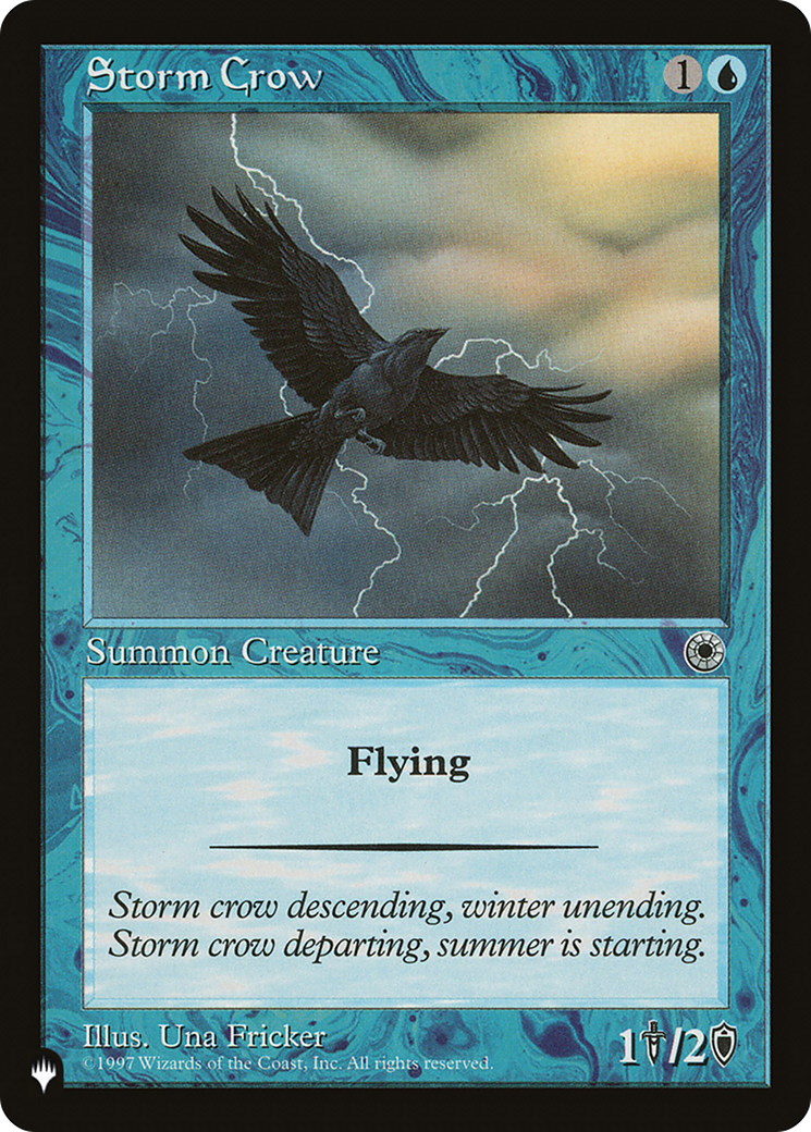 Storm Crow (POR) [The List] | Jomio and Rueliete's Cards and Comics