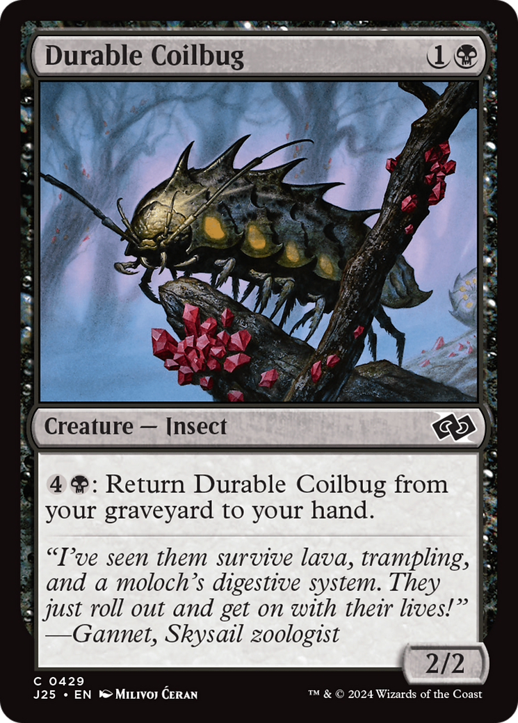 Durable Coilbug [Foundations Jumpstart] | Jomio and Rueliete's Cards and Comics