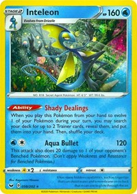 Inteleon (058/202) (Cosmos Holo) [Sword & Shield: Base Set] | Jomio and Rueliete's Cards and Comics