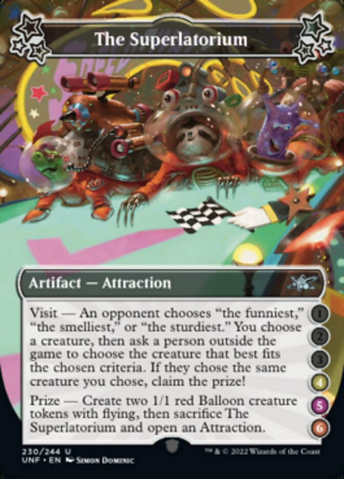 The Superlatorium (4-5-6) [Unfinity] | Jomio and Rueliete's Cards and Comics
