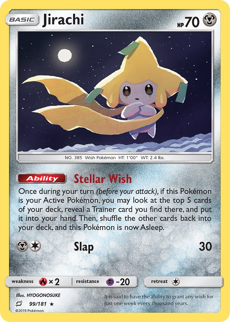 Jirachi (99/181) (Theme Deck Exclusive) [Sun & Moon: Team Up] | Jomio and Rueliete's Cards and Comics