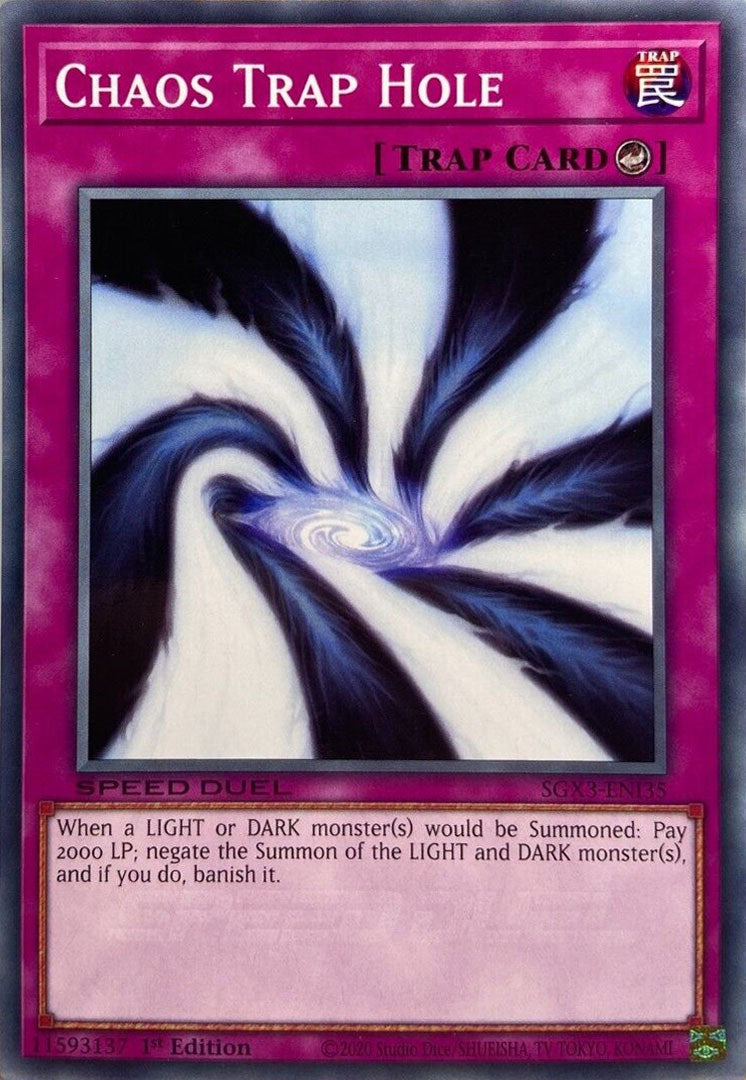 Chaos Trap Hole [SGX3-ENI35] Common | Jomio and Rueliete's Cards and Comics
