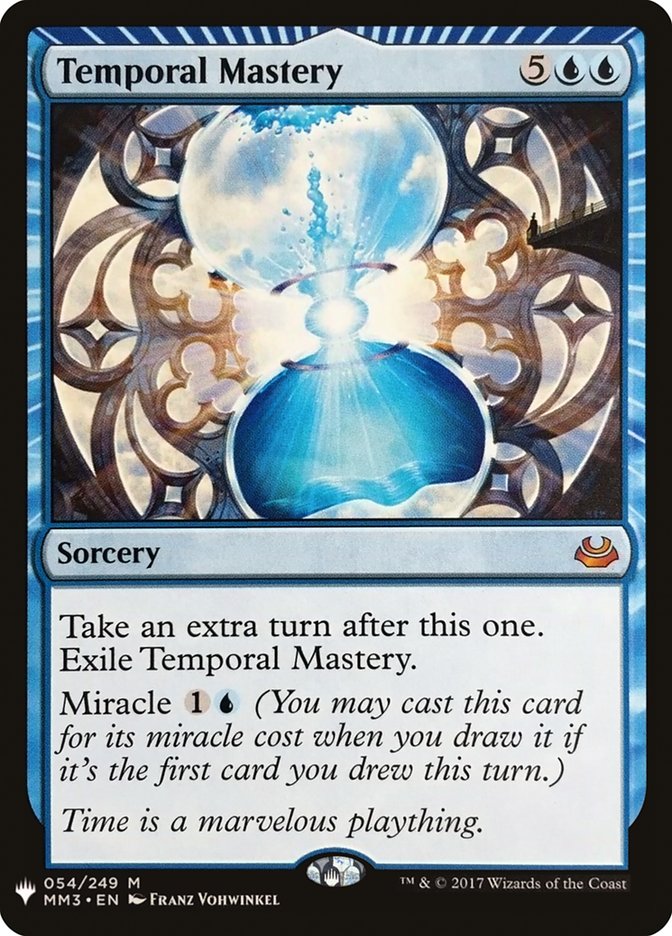 Temporal Mastery [Mystery Booster] | Jomio and Rueliete's Cards and Comics