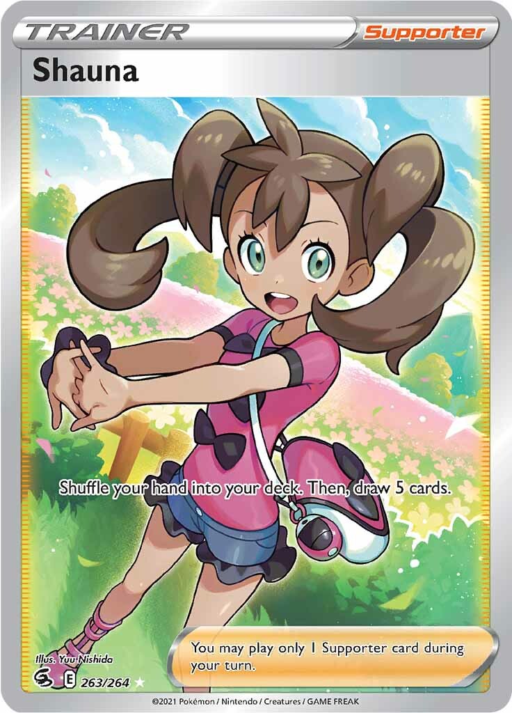 Shauna (263/264) [Sword & Shield: Fusion Strike] | Jomio and Rueliete's Cards and Comics