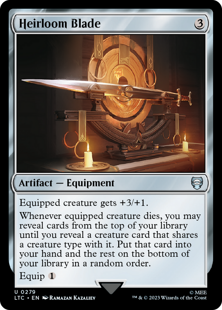 Heirloom Blade [The Lord of the Rings: Tales of Middle-Earth Commander] | Jomio and Rueliete's Cards and Comics