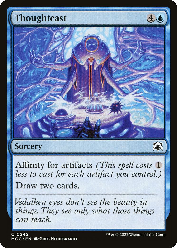 Thoughtcast [March of the Machine Commander] | Jomio and Rueliete's Cards and Comics