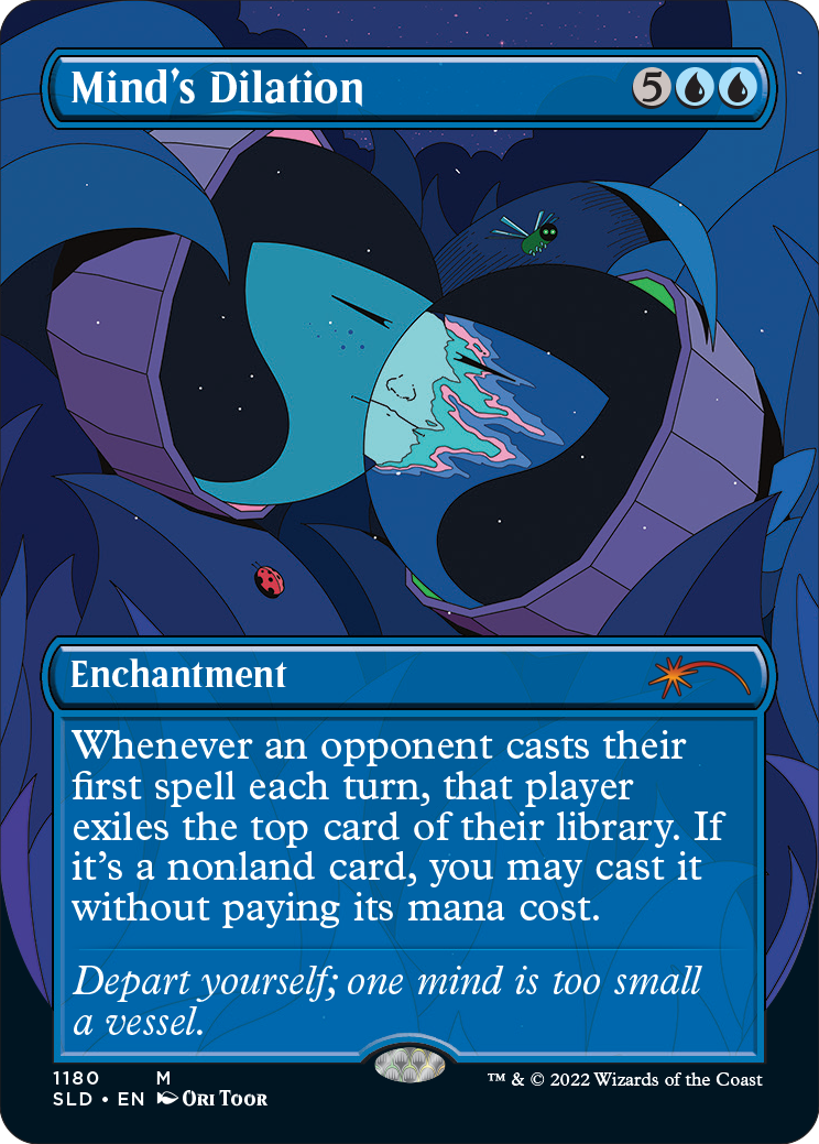 Mind's Dilation (Borderless) [Secret Lair Drop Series] | Jomio and Rueliete's Cards and Comics