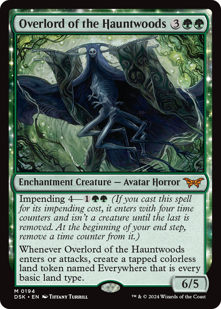 Overlord of the Hauntwoods [Duskmourn: House of Horror] | Jomio and Rueliete's Cards and Comics