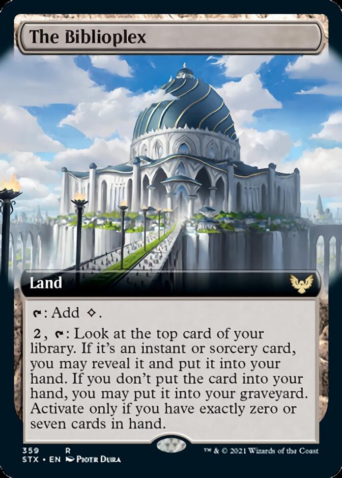 The Biblioplex (Extended Art) [Strixhaven: School of Mages] | Jomio and Rueliete's Cards and Comics