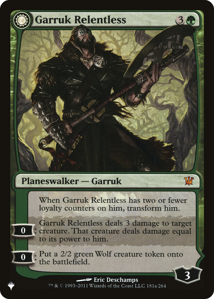 Garruk Relentless // Garruk, the Veil-Cursed [Secret Lair: From Cute to Brute] | Jomio and Rueliete's Cards and Comics