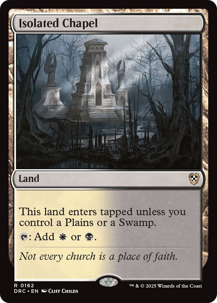 Isolated Chapel [Aetherdrift Commander] | Jomio and Rueliete's Cards and Comics
