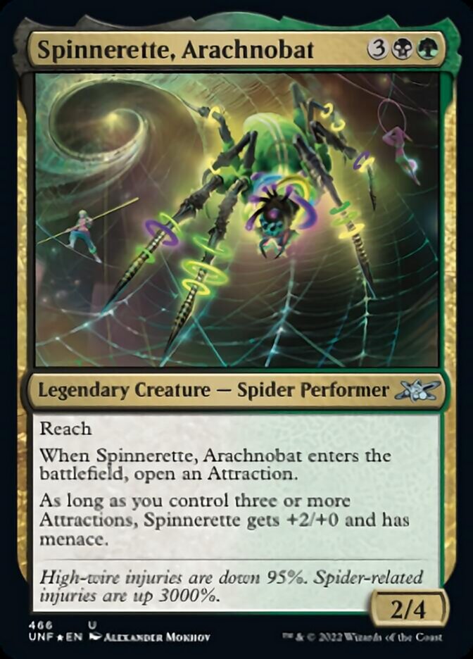 Spinnerette, Arachnobat (Galaxy Foil) [Unfinity] | Jomio and Rueliete's Cards and Comics