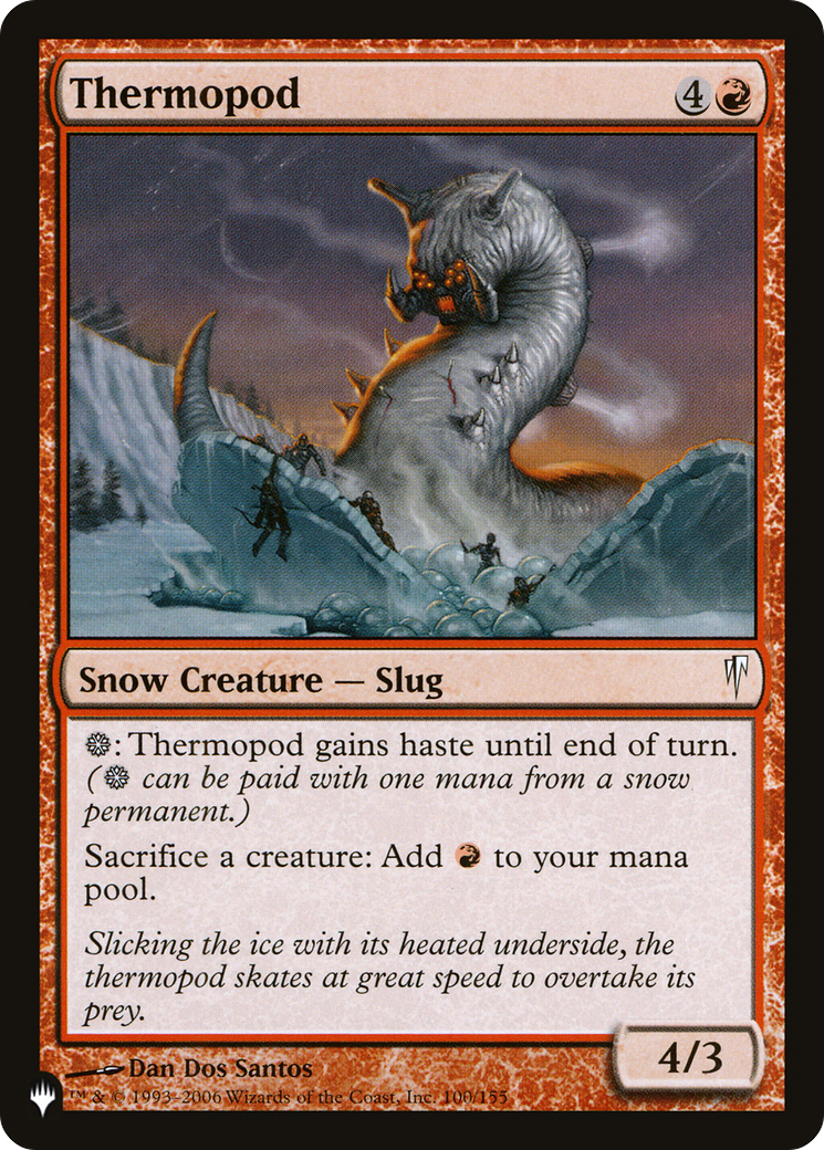 Thermopod [The List] | Jomio and Rueliete's Cards and Comics