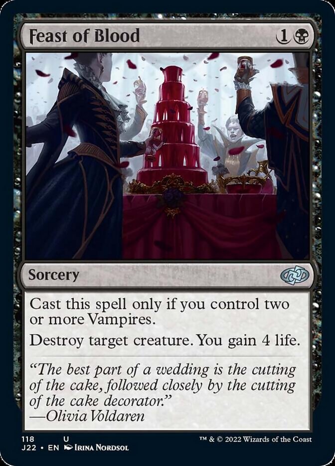 Feast of Blood [Jumpstart 2022] | Jomio and Rueliete's Cards and Comics