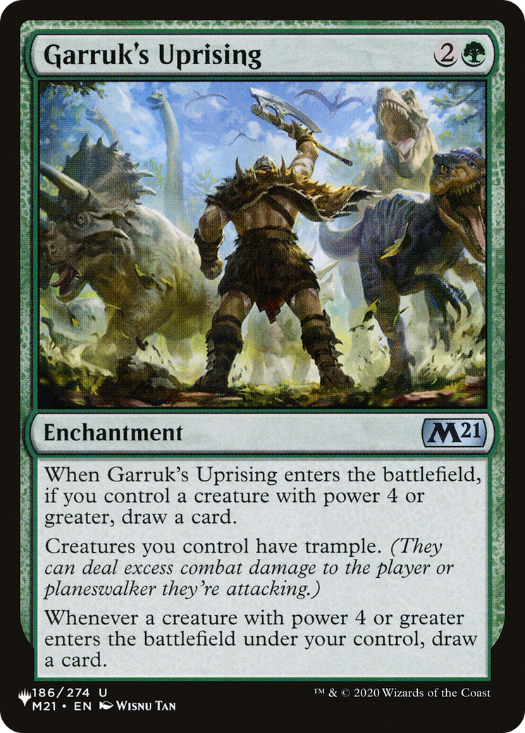 Garruk's Uprising [The List] | Jomio and Rueliete's Cards and Comics