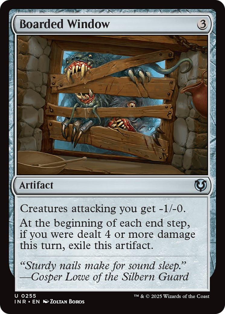 Boarded Window [Innistrad Remastered] | Jomio and Rueliete's Cards and Comics