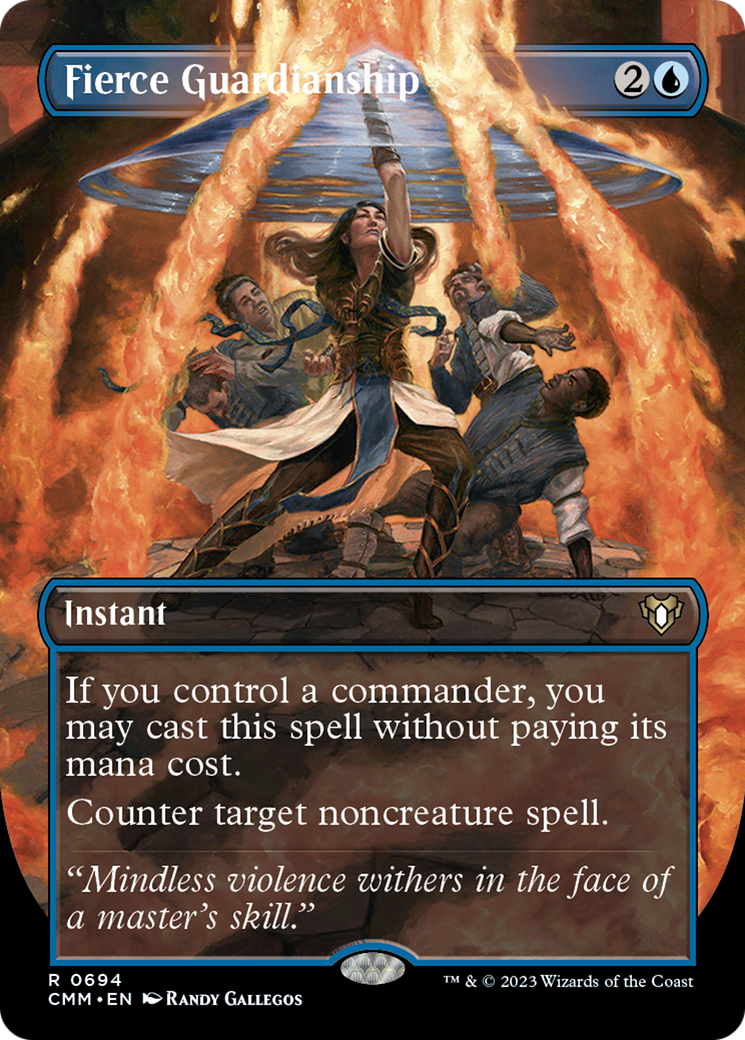 Fierce Guardianship (Borderless Alternate Art) [Commander Masters] | Jomio and Rueliete's Cards and Comics