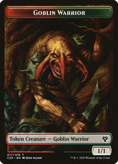 Drake // Goblin Warrior Double-Sided Token [Commander 2020 Tokens] | Jomio and Rueliete's Cards and Comics