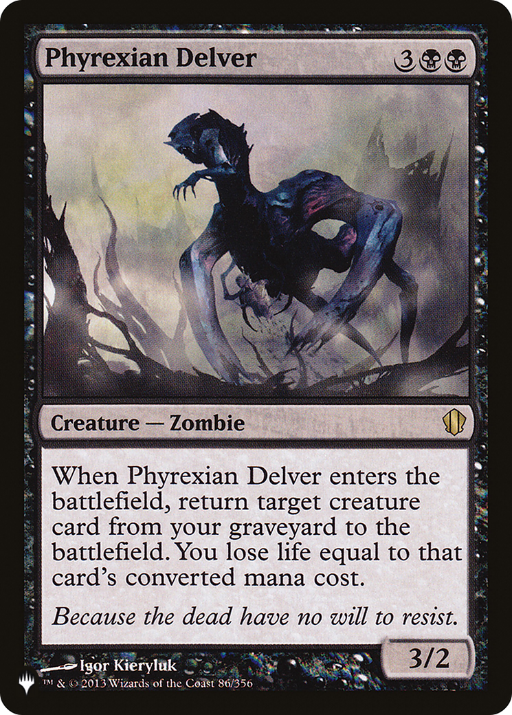 Phyrexian Delver [The List] | Jomio and Rueliete's Cards and Comics