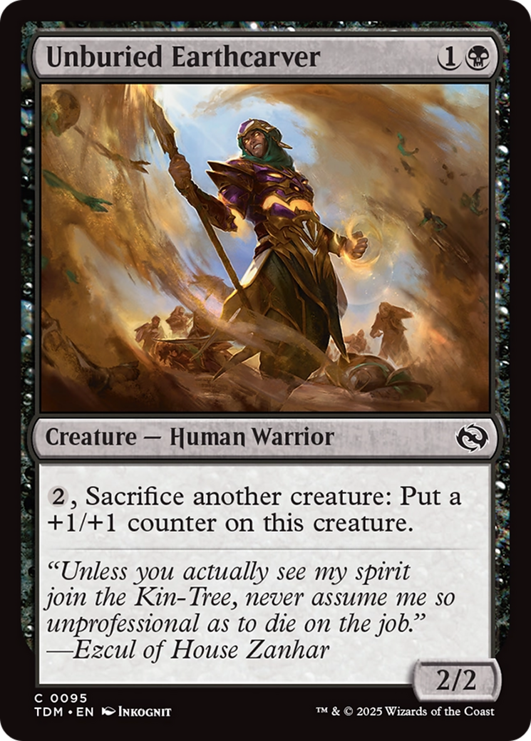 Unburied Earthcarver [Tarkir: Dragonstorm] | Jomio and Rueliete's Cards and Comics
