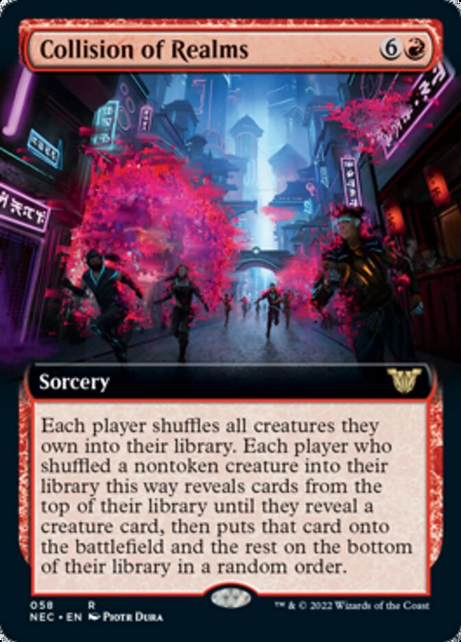 Collision of Realms (Extended Art) [Kamigawa: Neon Dynasty Commander] | Jomio and Rueliete's Cards and Comics