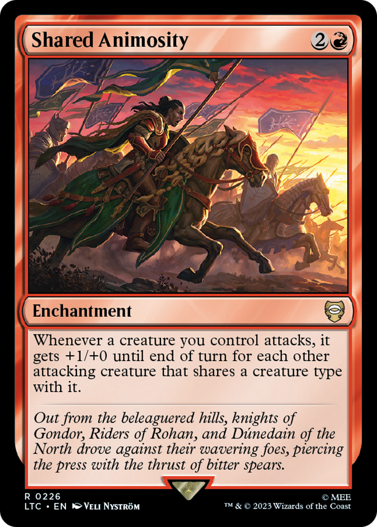 Shared Animosity [The Lord of the Rings: Tales of Middle-Earth Commander] | Jomio and Rueliete's Cards and Comics