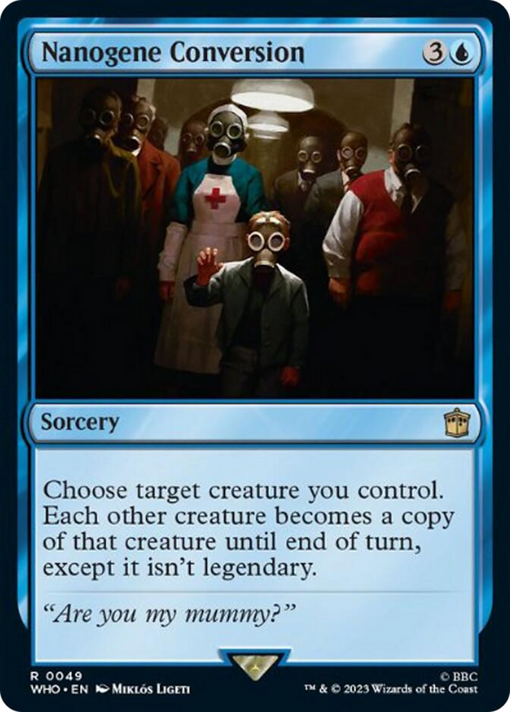 Nanogene Conversion [Doctor Who] | Jomio and Rueliete's Cards and Comics