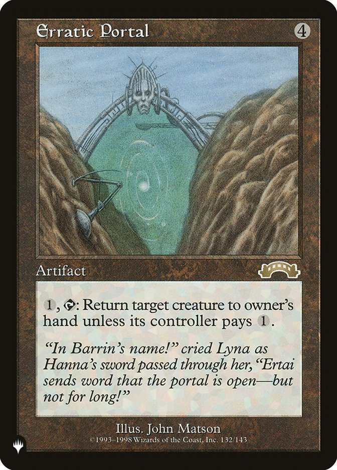 Erratic Portal [The List] | Jomio and Rueliete's Cards and Comics
