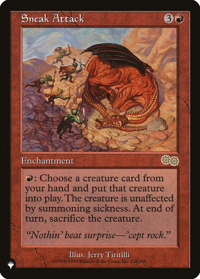 Sneak Attack [The List] | Jomio and Rueliete's Cards and Comics
