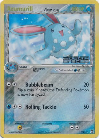 Azumarill (19/113) (Delta Species) (Stamped) [EX: Delta Species] | Jomio and Rueliete's Cards and Comics