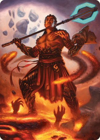 Koth, Fire of Resistance Art Card [Phyrexia: All Will Be One Art Series] | Jomio and Rueliete's Cards and Comics