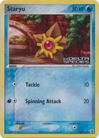 Staryu (84/113) (Stamped) [EX: Delta Species] | Jomio and Rueliete's Cards and Comics