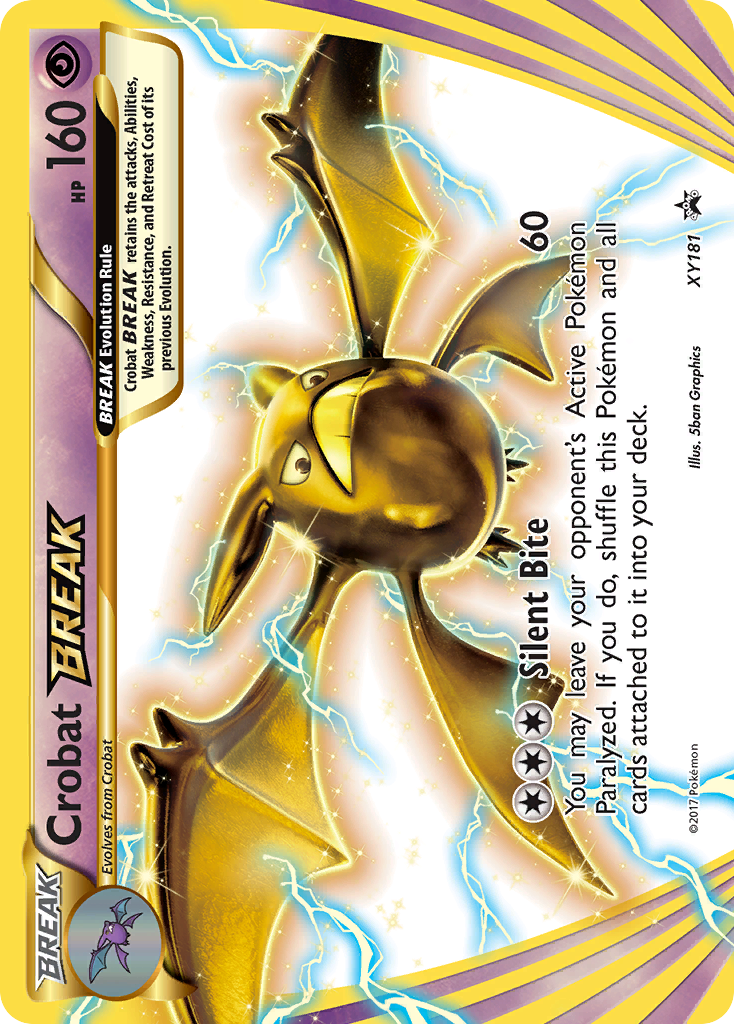 Crobat BREAK (XY181) [XY: Black Star Promos] | Jomio and Rueliete's Cards and Comics