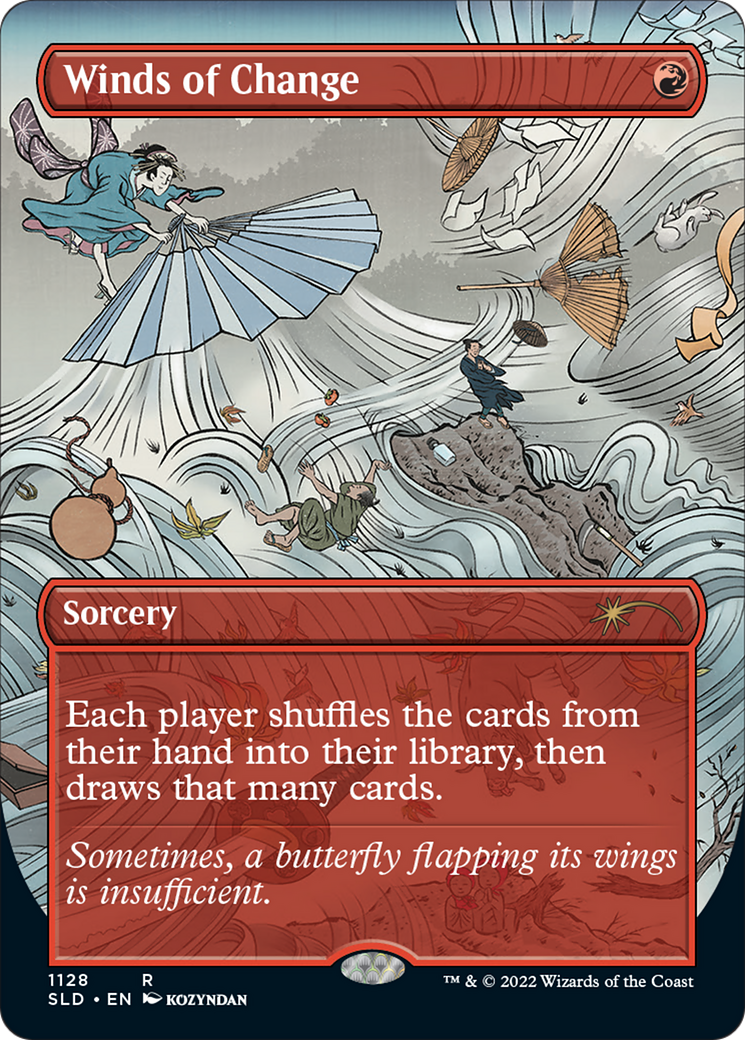 Winds of Change (Borderless) [Secret Lair Drop Series] | Jomio and Rueliete's Cards and Comics