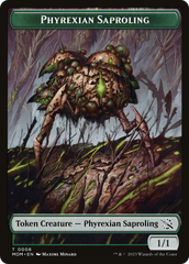 Treasure (20) // Phyrexian Saproling Double-Sided Token [March of the Machine Tokens] | Jomio and Rueliete's Cards and Comics