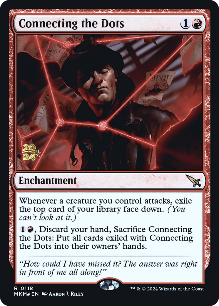 Connecting the Dots [Murders at Karlov Manor Prerelease Promos] | Jomio and Rueliete's Cards and Comics