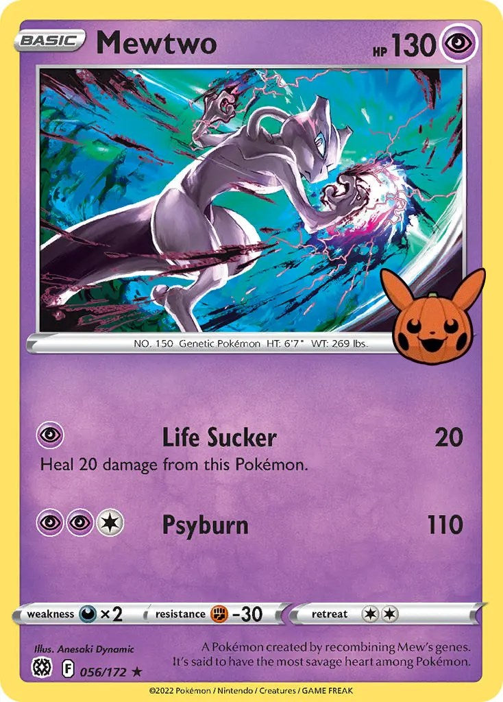 Mewtwo (056/172) [Trick or Trade] | Jomio and Rueliete's Cards and Comics
