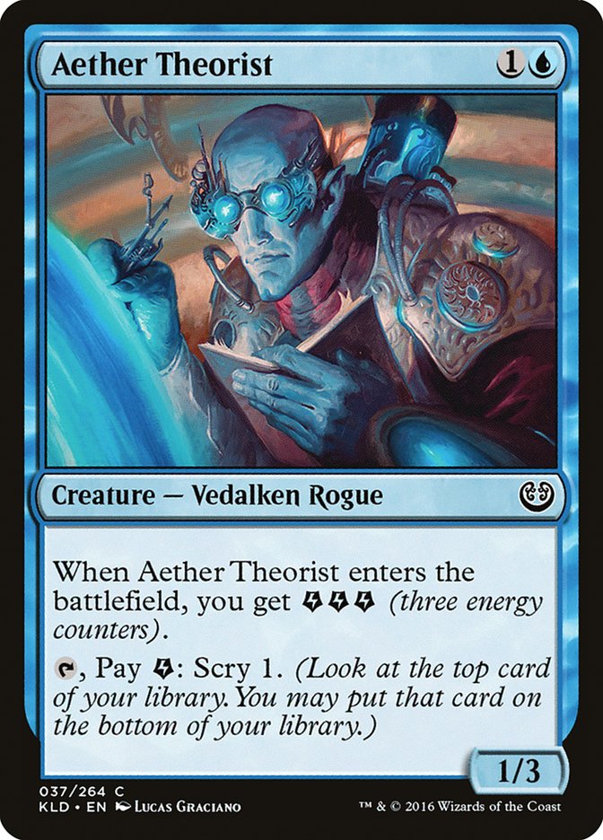 Aether Theorist [Kaladesh] | Jomio and Rueliete's Cards and Comics