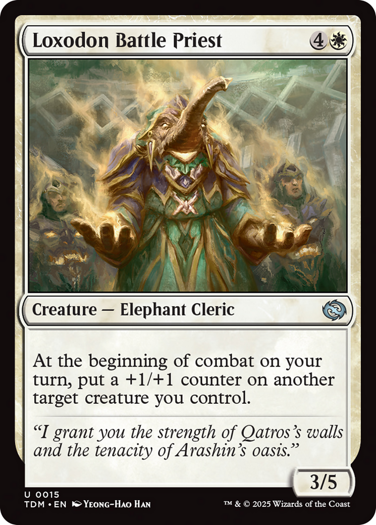 Loxodon Battle Priest [Tarkir: Dragonstorm] | Jomio and Rueliete's Cards and Comics