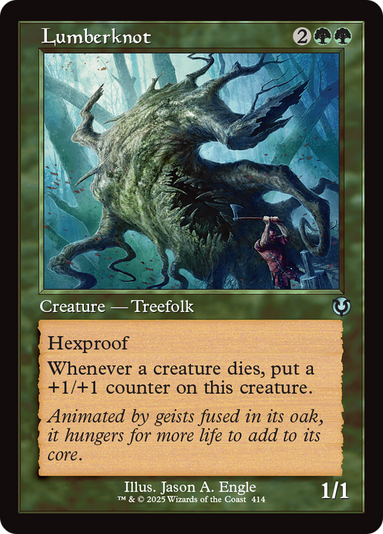 Lumberknot (Retro Frame) [Innistrad Remastered] | Jomio and Rueliete's Cards and Comics