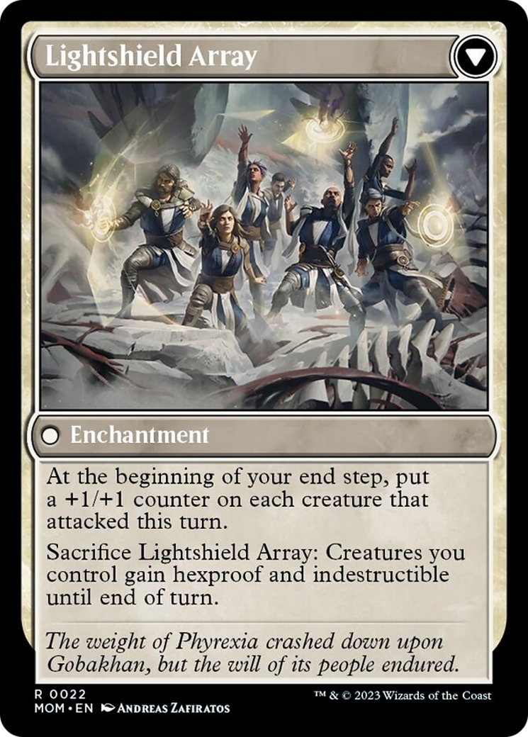 Invasion of Gobakhan // Lightshield Array [March of the Machine] | Jomio and Rueliete's Cards and Comics